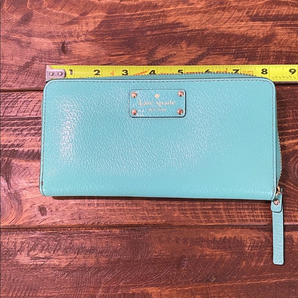 Kate Spade Aqua Leather Wallet - Picture 16 of 16